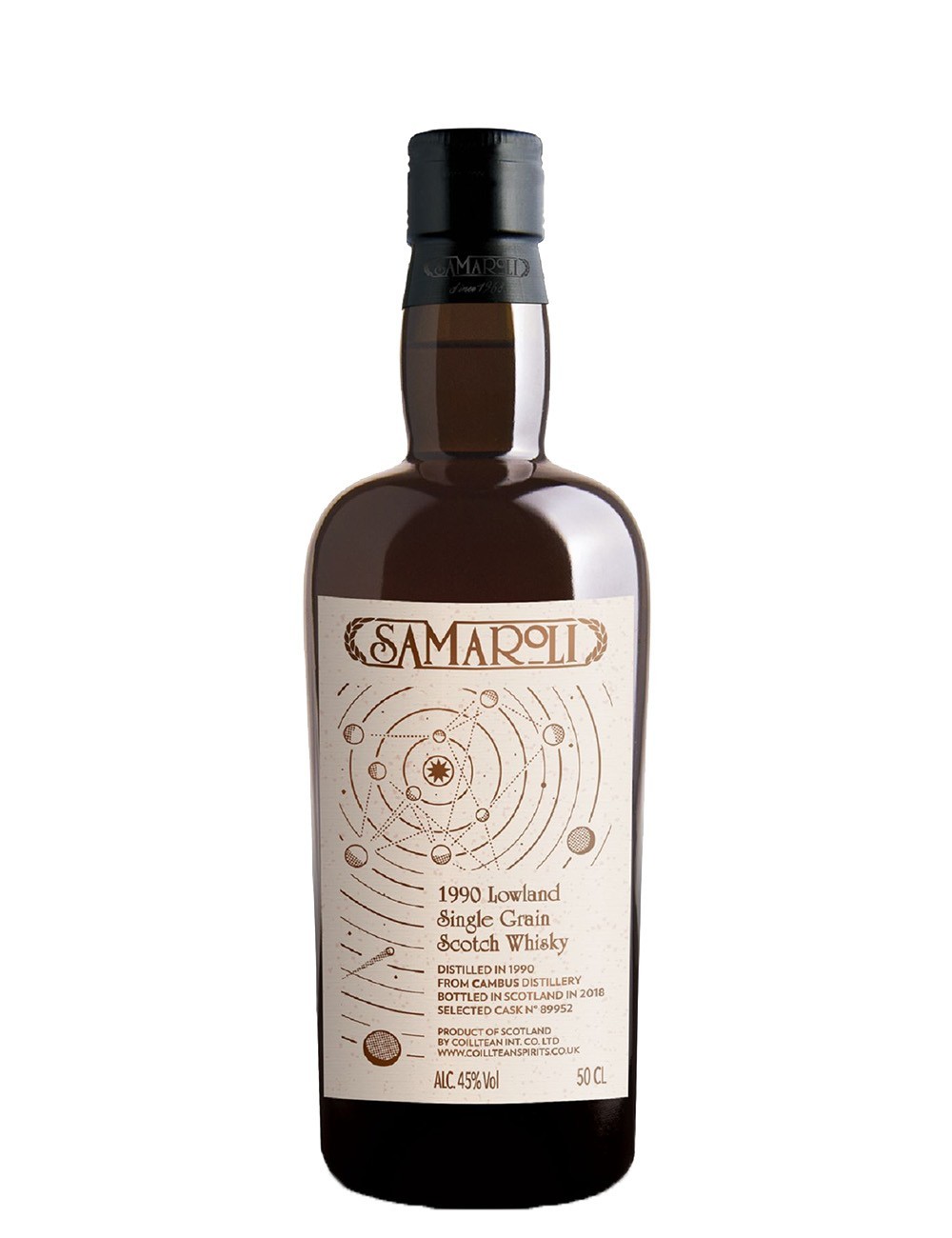 Whisky CAMBUS LOWLAND SGSW 45° 1990 50CL