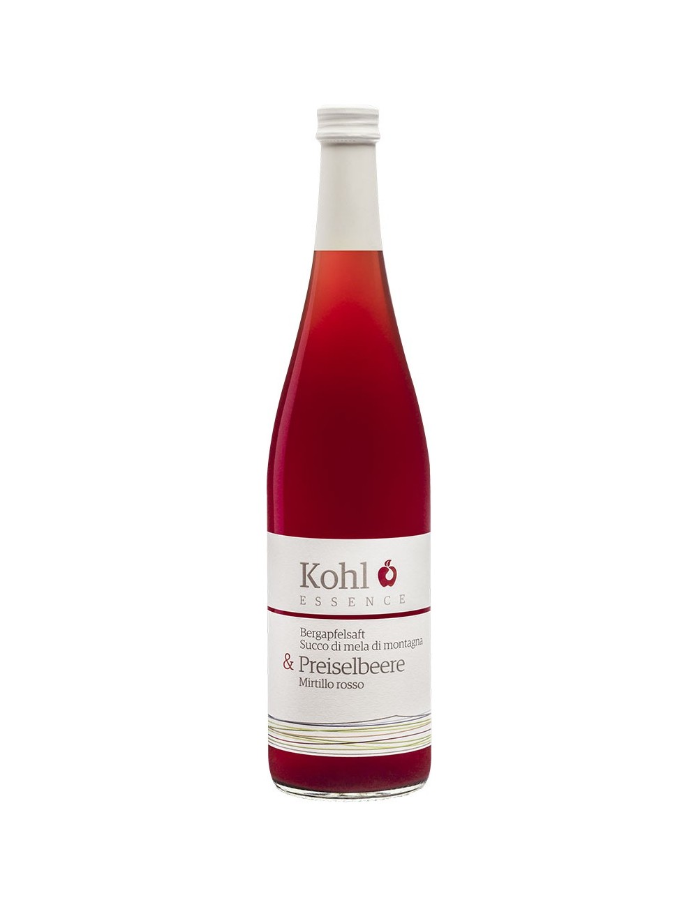 Succo di MELA+MIRTILLO ROSSO ml 750