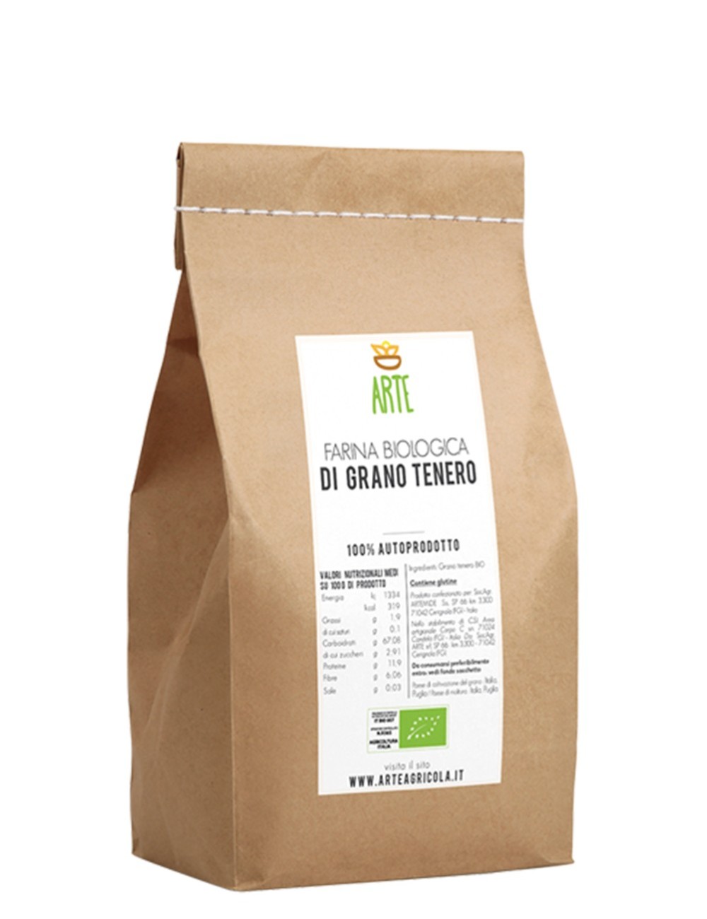 FARINA BIO di Grano Tenero 1 kg