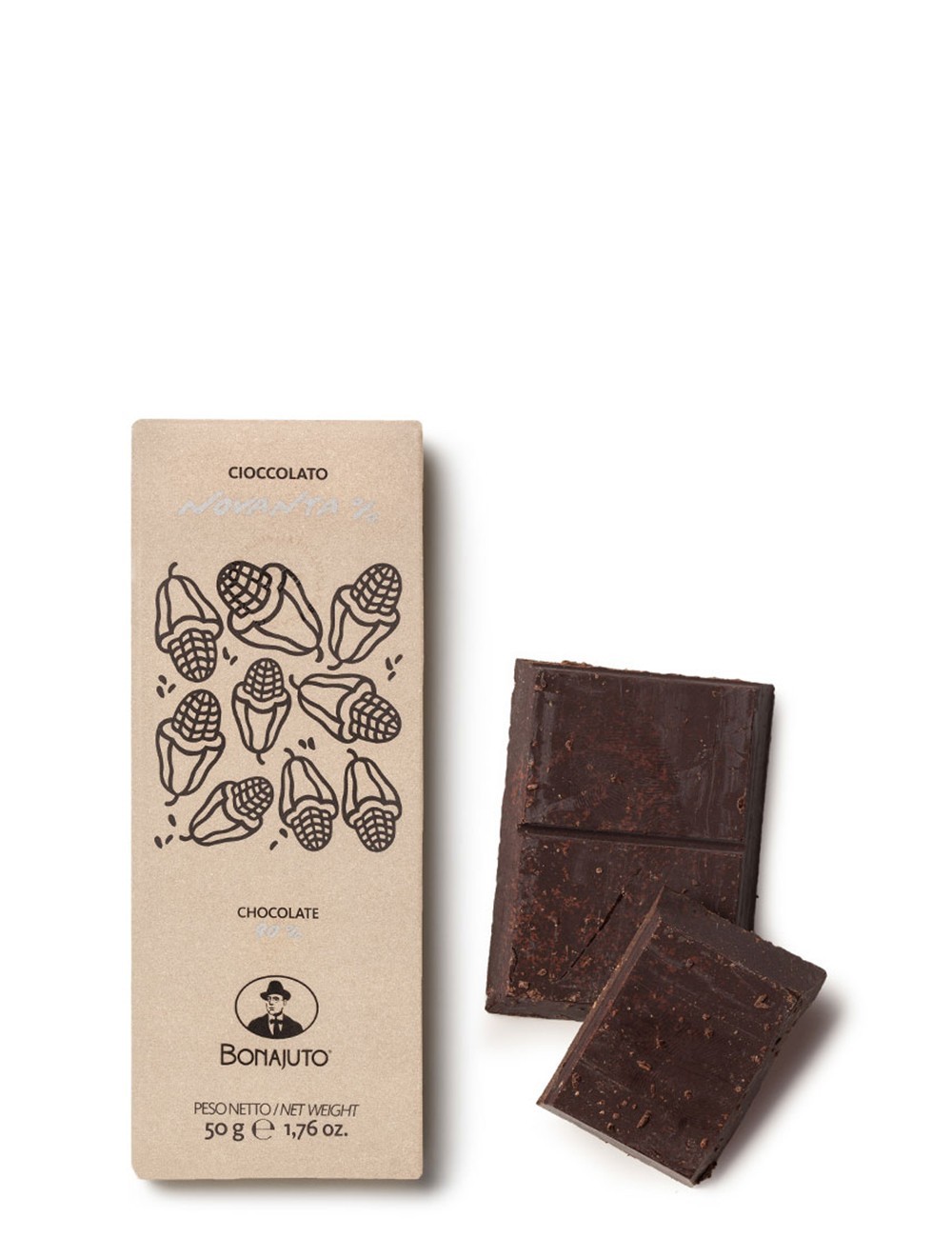 Cioccolato 90% gr 50