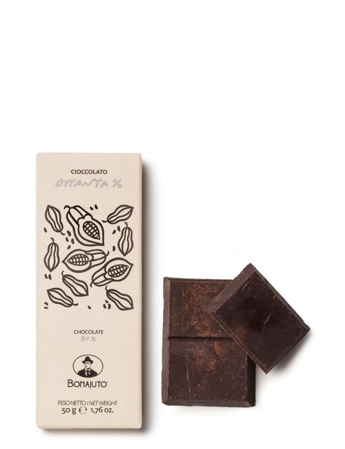 Cioccolato 80% gr 50