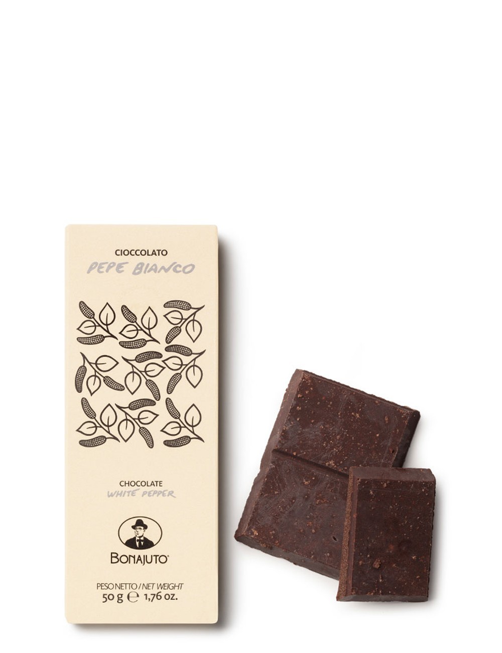 Cioccolato Pepe Bianco gr 50