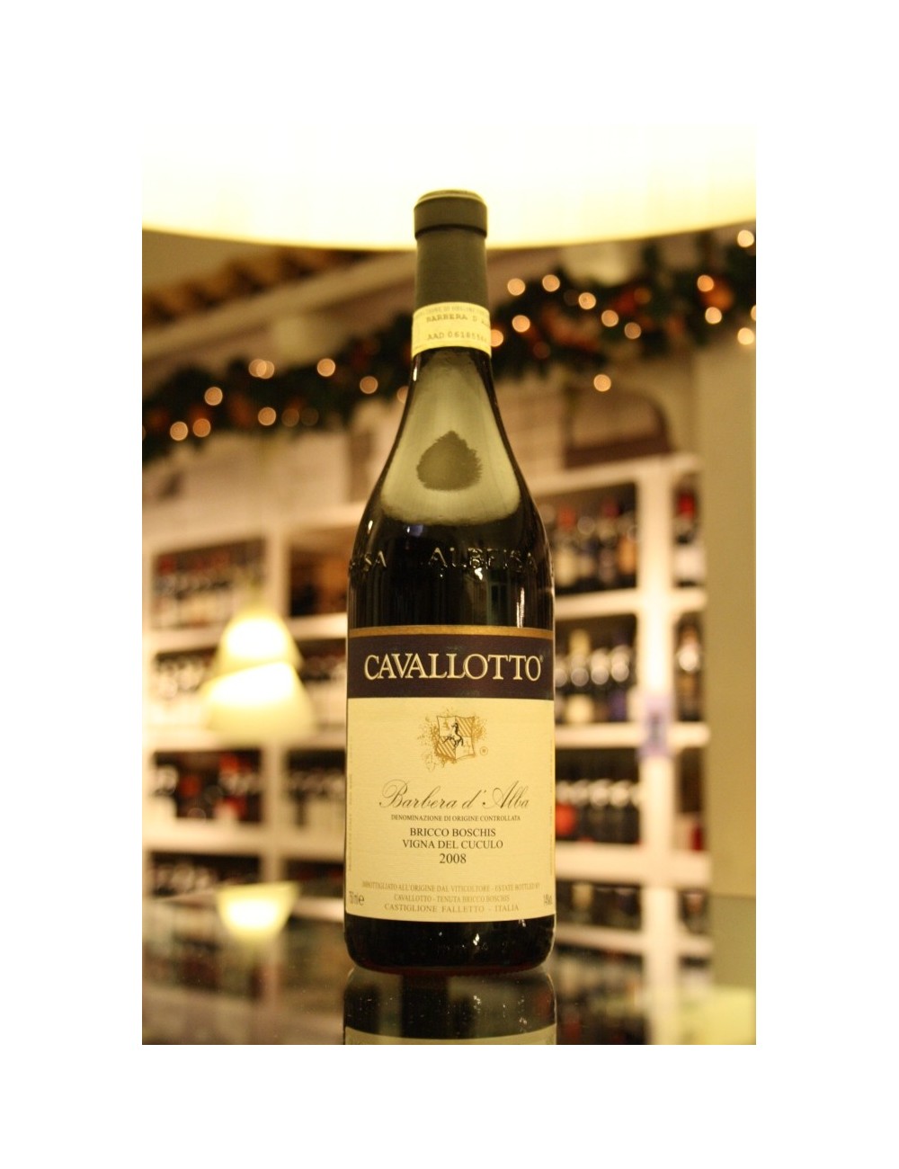 Vino rosso piemontese Cavallotto VIGNA CUCULO Barbera d'Alba DOC cl 75