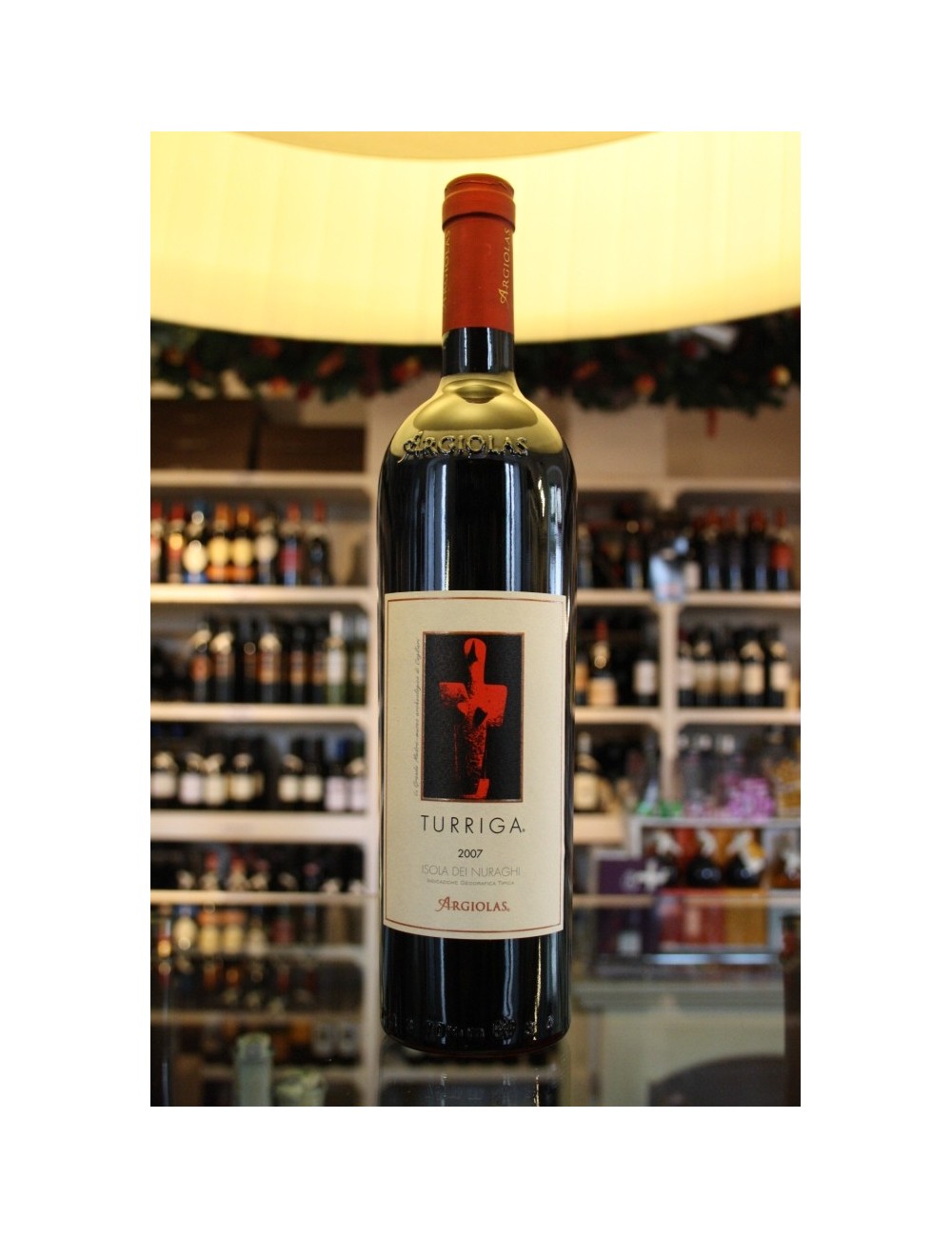 Vino rosso sardo Argiolas Isola dei Nuraghi TURRIGA cl 75