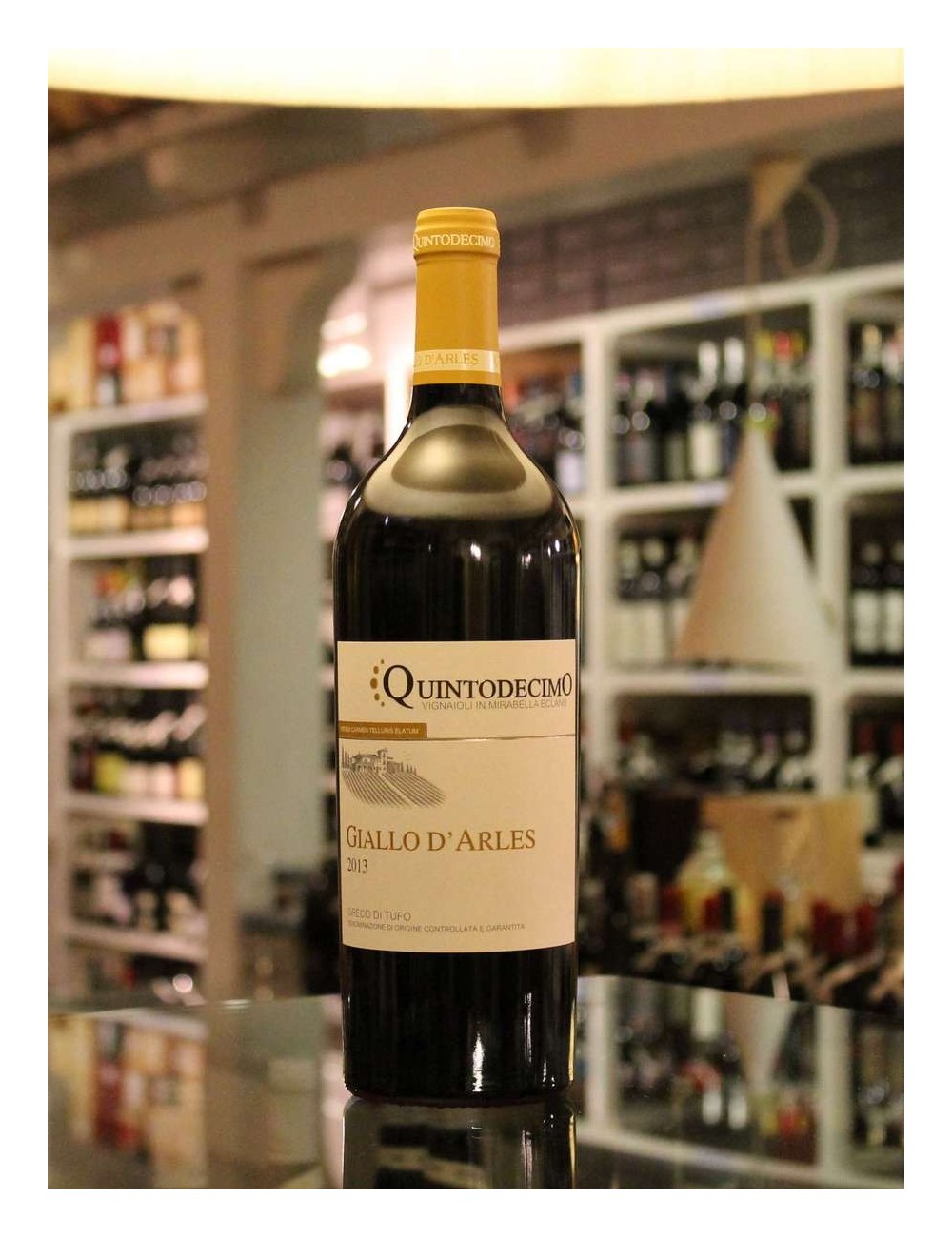 Vino bianco campano Quinto Decimo GIALLO D'ARLES - Greco di Tufo docg cl 75